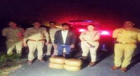 Smuggler arrested with 20 kg of ganja