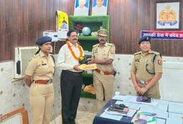 Sweets and gifts distributed to police pensioners