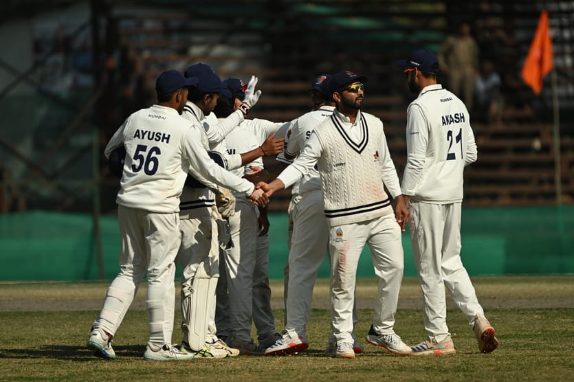 Sringar, Ranji Trophy, Mumbai Won the Match