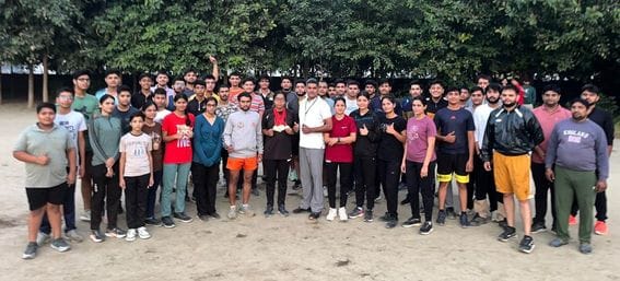 Garima won the title of Best Athlete of Murthal University.