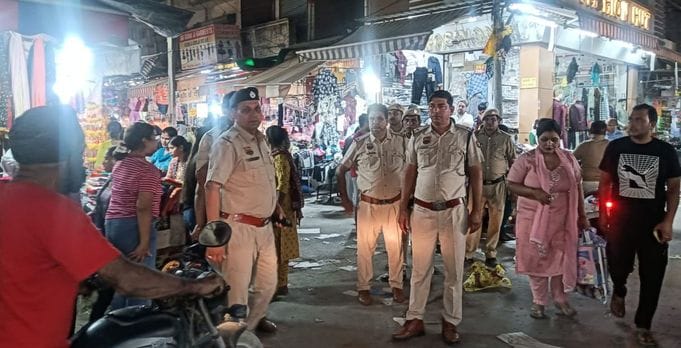 Checkpoints were set up at 18 locations, with 50 riders, 16 PCRs and 31 Dial-112 personnel deployed.