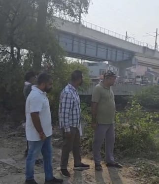 To save Yamuna from pollution, survey of six kilometer drain was done.