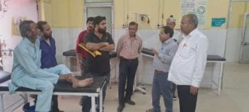 The CMO inspected hospitals before the festival