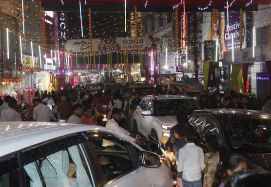 People are facing traffic jams in the city, so check your route today.