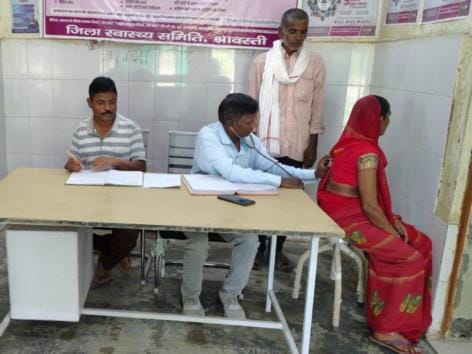 More patients with skin diseases came to the health fair