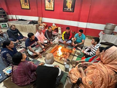 वैद प्रचार मंडल – आर्य समाज रामपुर, राजोेरी साप्ताहिक हवन यज्ञ का आयोजन फोटो