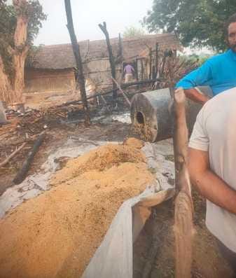 Goods burnt to ashes in a house fire