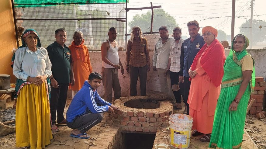 Mata Bhura Bhavani Temple Committee launched a cleanliness drive.