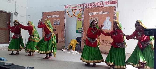 Jandali Khurd was first in role play and Amani School was first in folk dance