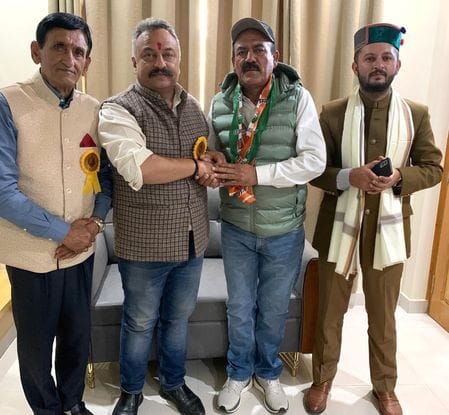BJP worker Atma Ram Tejta joins Congress