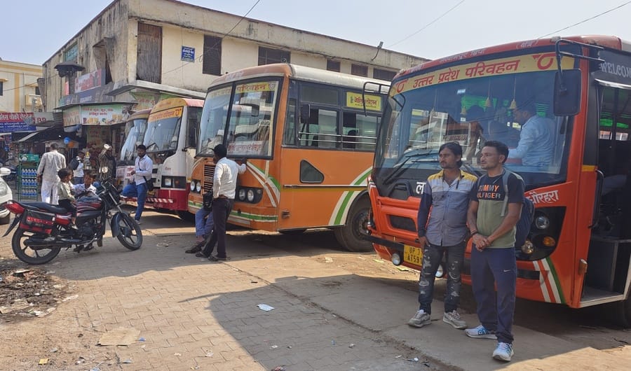 Roadways buses received fewer passengers, most seats remained vacant