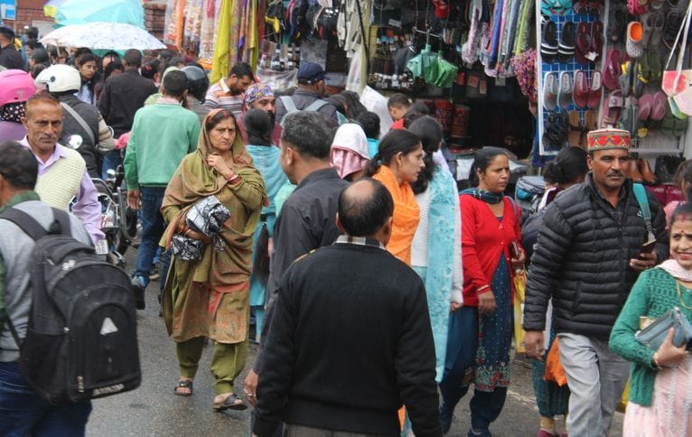 On Diwali, traders and customers had a great time together.