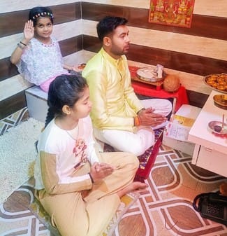 Diwali was celebrated with fireworks and prayers were offered at homes.
