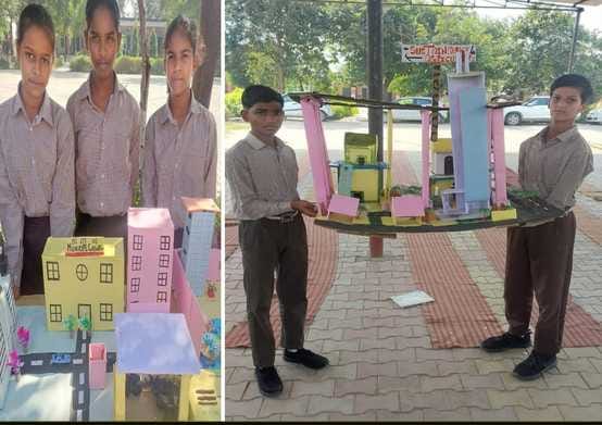 Students captivated everyone with their science models.