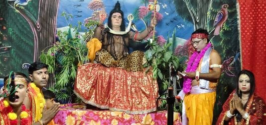 Siddharthnagar News: The audience was moved by the drama of Ram's exile