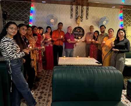 Ambassador of North Macedonia celebrated Diwali in Khairthal