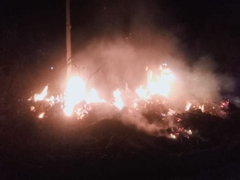 Bitter fire burnt to ashes at two places
