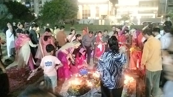 Govardhan Puja celebrated with great pomp in BMG City