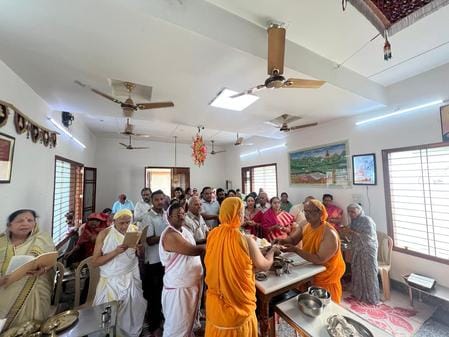 Moksha Kalyanak of Lord Mahavira celebrated in Jain temple