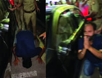 Invoking the minister's name, a BJP leader made a businessman rub his nose in front of the police.