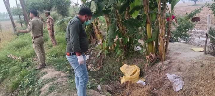 The tantrik was murdered and his body was hidden in a pile of straw in the canal.