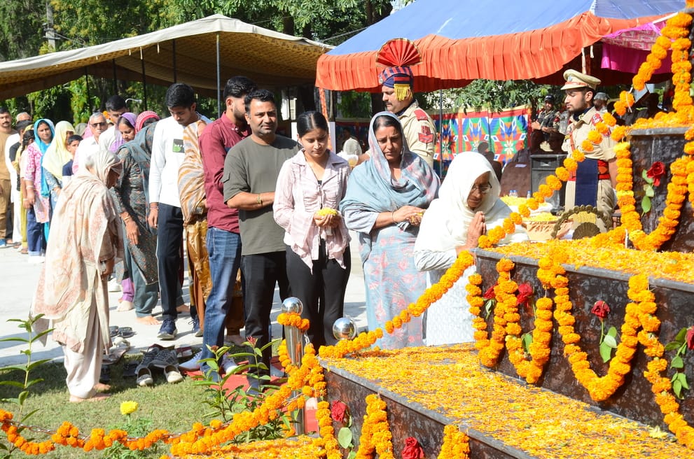 The eyes of the families of the martyrs filled with tears as they remembered their loved ones.