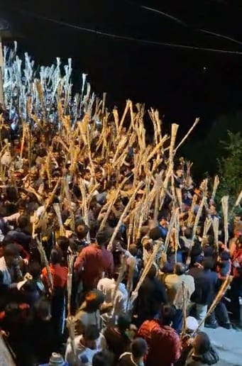 People from two villages clashed during Holiyat procession.