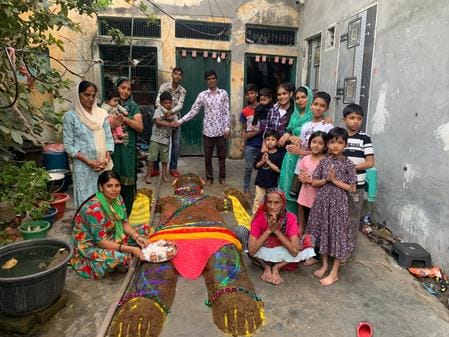 Govardhan is being made at Mata Gate for the last 51 years.