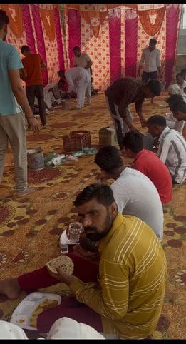 Along with worship, the youth were taught the lesson of creation and unity.