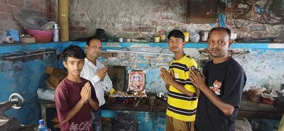 Worship of tools on the birthday of Lord Vishwakarma