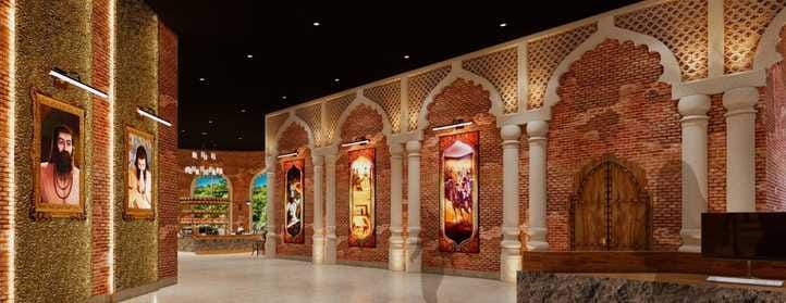 3D map of the memorial prepared in Lohgarh, the first capital of the Sikhs.