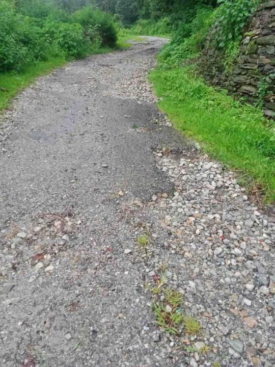 Corruption pits the path to progress, asphalt worth crores crumbled in two years