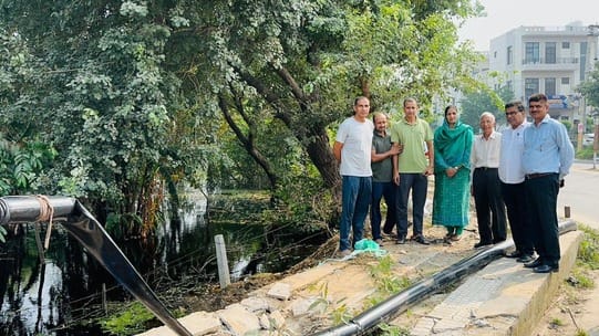 Permanent pumpset installed in Herbal Park