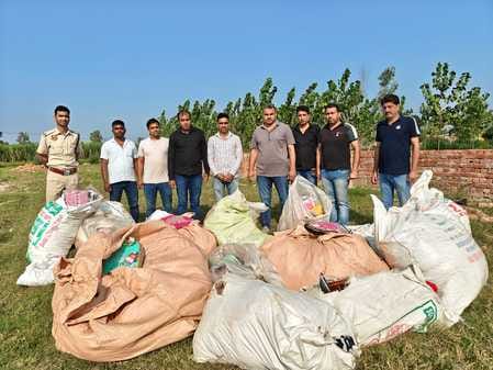 Stolen goods recovered from Gangoh; search continues for three accused