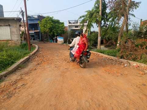 Roads were not built at some places, and were left incomplete at others...people are facing problems.