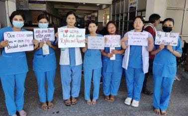 Nurses' protest continues for the fourth day