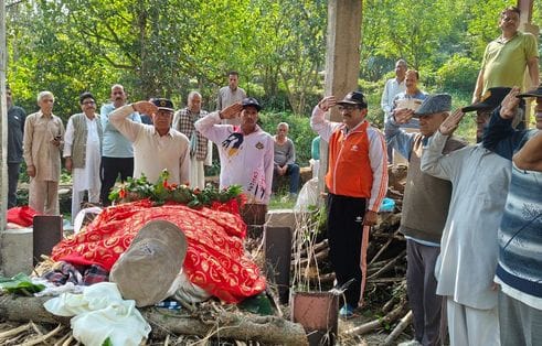 Havildar Sant Ram, a brave soldier of the 1965 and 1971 wars, passed away.