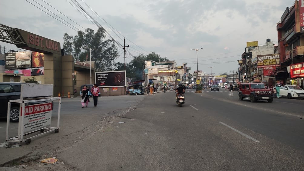 There are speed breakers everywhere in the city, and no arrangements outside the bus stand.