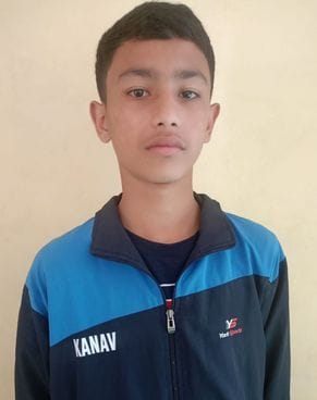 Kanav selected for state level volleyball competition