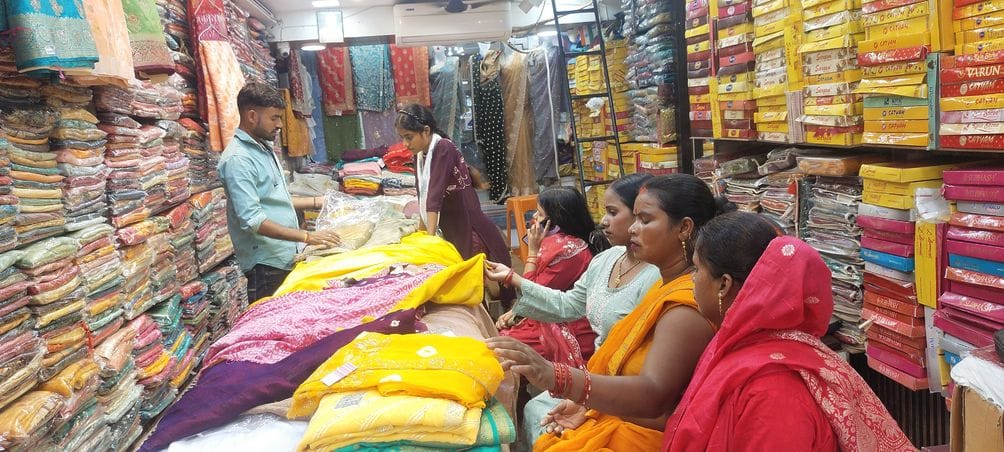 Preparations for the grand festival of sun worship illuminated the markets