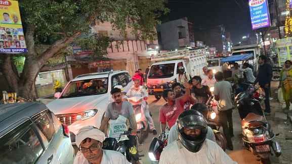 Jam at Berry Gate Chowk for half an hour