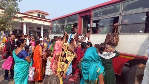 Bus fights, sisters face hardships to reach their brothers' homes