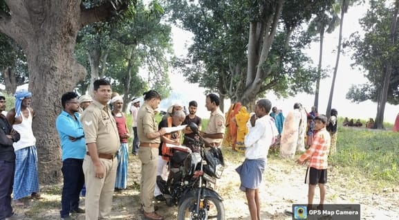 The body of a young man was found hanging from a tree in Bhainsath village.