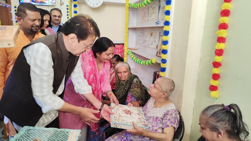 The ashram is running with the help of people, the government is not helping.