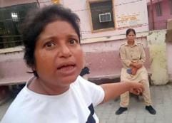 A mentally disturbed woman has not been able to get treatment for two days.
