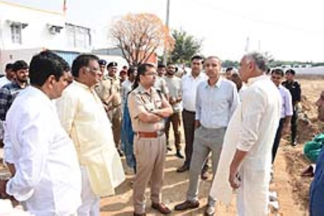 DC and SP inspected CM's rally venue
