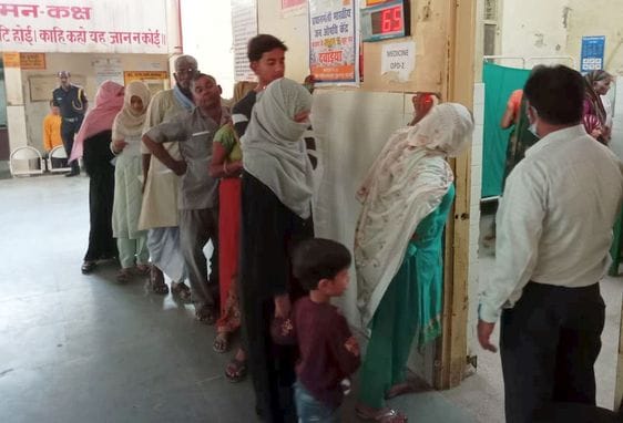 Increased outbreak of viral fever and cold and cough in children