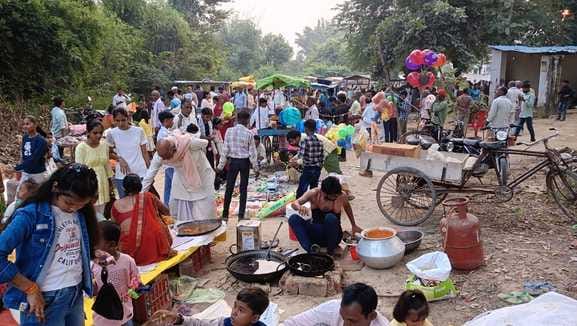 A fair was held at the Ram-Janaki temple on Yama Dwitiya.