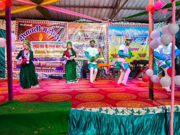 Champawat artists shine at the Bagwali Festival in Madlak