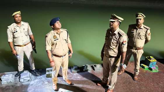 SP inspected the ghat of Ami river.